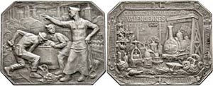 Valenciennes - Achteckige Medaille (25,17g) ... 