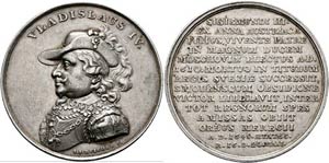 Wladislaw IV. 1633-1641 - AR Suitenmedaille ... 