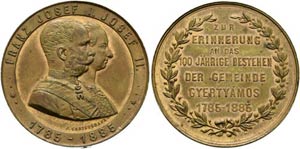 Carpinis (Gyertyamos) im Banat - AE-Medaille ... 