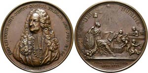 Genf - AE-Medaille (54mm) 1734 v. Dassier. ... 