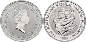 Elisabeth II. seit 1952 - 100 Dollars 1994, ... 