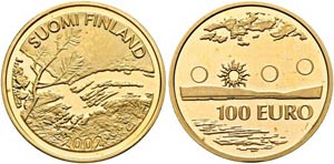 FINNLAND - 100 Euro (8,67g) 2002 ... 