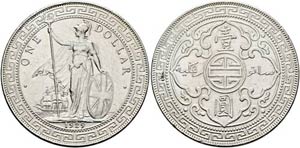 Georg V. 1910-1936 - Trade Dollar 1929 B  KM ... 