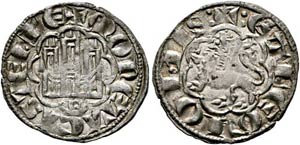 Alfons X. 1252-1284 - Noven (0,77g) Mzst. ? ... 
