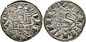 Alfons X. 1252-1284 - Pepion (0,74g) o.J. ... 