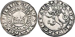 Wenzel II. 1278-1305 - Prager Groschen o. J. ... 