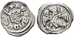 Andreas III. 1290-1301 - Obol o. J. RR Husz. ... 