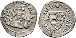 Karl Robert 1307-1342 - Denar (0,72g) 1338 ... 