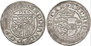 Ferdinand I. 1521-1564 - 1/2 Batzen 1522 St. ... 
