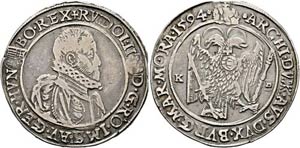 Rudolf II. 1576-1612 - Taler 1594 KB ... 