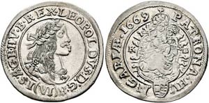 Leopold I. 1657-1705 - VI Kreuzer 1669 KB ... 