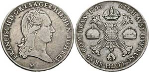 Franz II. 1792-1806-(1835) - Kronentaler ... 