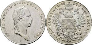 Franz I. (1792)-1806-1835 - Taler 1828 A Av. ... 