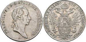 Franz I. (1792)-1806-1835 - Taler 1830 A ... 