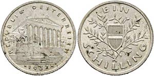 1. Republik 1918-1938 - Schilling 1932 Wien  ... 
