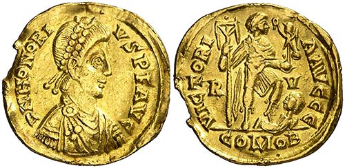 (408-423 d.C.). Honorio. Ravenna. ... 