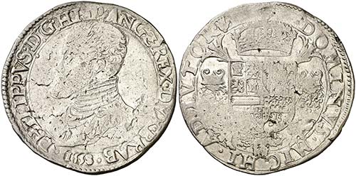 1558. Felipe II. Amberes. 1 escudo ... 