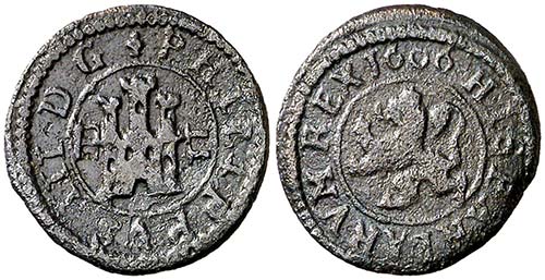 1606. Felipe III. Segovia. 2 ... 