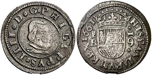 1661. Felipe IV. Segovia. . 16 ... 