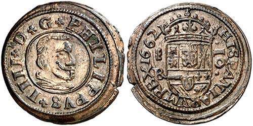 1662. Felipe IV. Sevilla. . 16 ... 