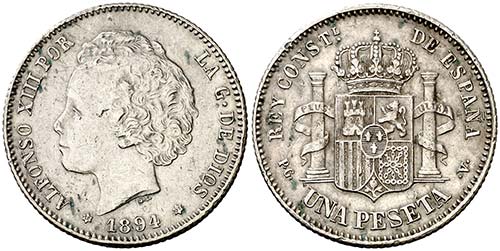 1894*1894. Alfonso XIII. PGV. 1 ... 