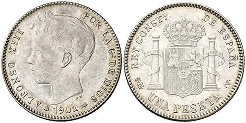 1901*1901. Alfonso XIII. SMV. 1 ... 