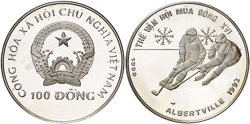 1990. Vietnam. 100 dong. (Kr. 32). ... 