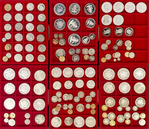 Conjunto de 144 monedas de ... 
