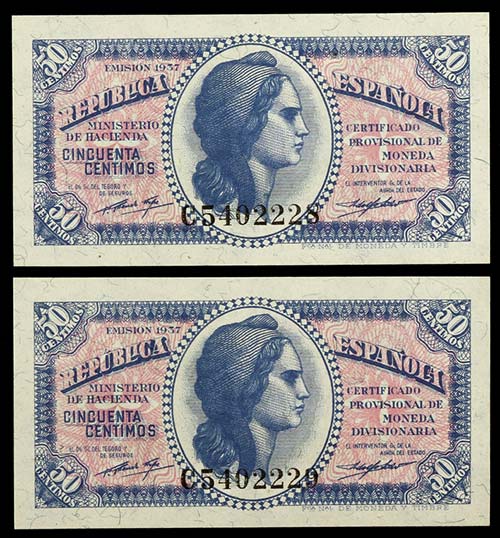 1937. 50 céntimos. (Ed. C42a) ... 
