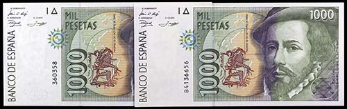 1992. 1000 pesetas. (Ed. E9 y E9a) ... 