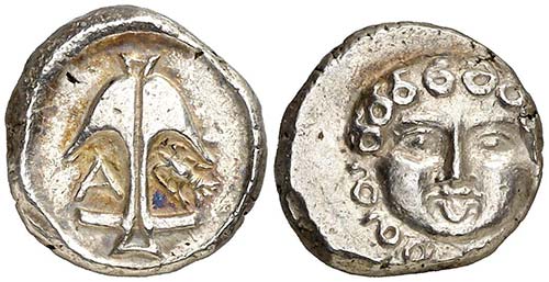 (450 - 390 a.C.). Tracia. Apolonia ... 