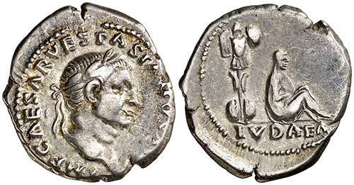 (69-70 d.C.). Vespasiano. Denario. ... 