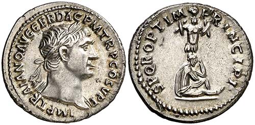 (104 d.C.). Trajano. Denario. ... 