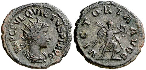 (261 d.C.). Quieto. Antoniniano. ... 