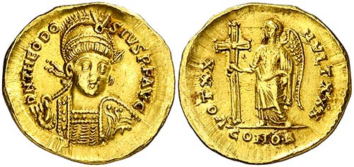 (420-422 d.C.). Teodosio II. ... 