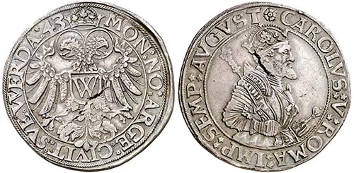 1543. Carlos I. Donanwörth. 1 ... 