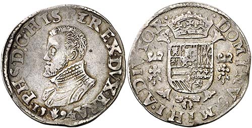 1594. Felipe II. Amberes. 1/2 ... 