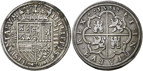 1588. Felipe II. Segovia. 8 ... 