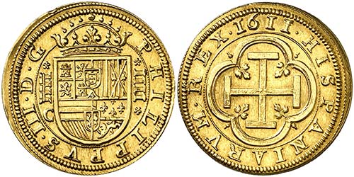 1611. Felipe III. Segovia. C. 4 ... 