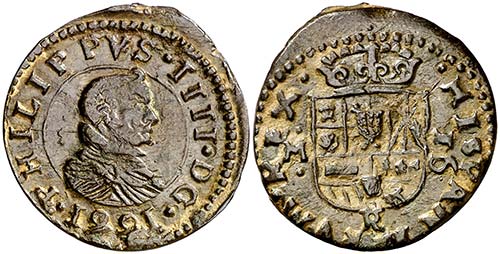 1661. Felipe IV. Trujillo. M. 16 ... 