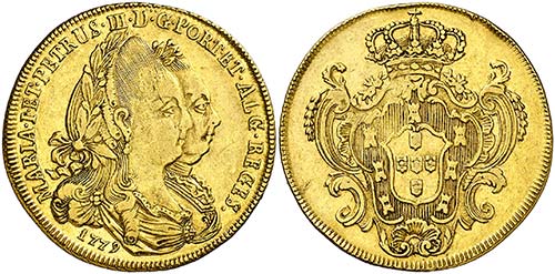 1779. Portugal. María I y Pedro ... 