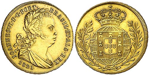 1821. Portugal. Juan VI. 2 ... 