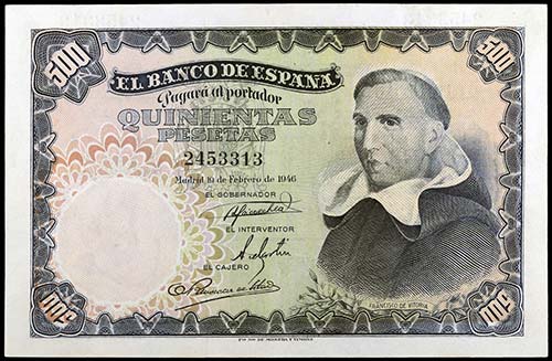 1946. 500 pesetas. (Ed. D53) (Ed. ... 