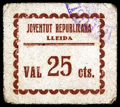 Lleida.  Juventut Republicana. 25 ... 