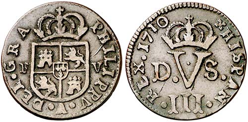 1710. Felipe V. Valencia. 1 ... 