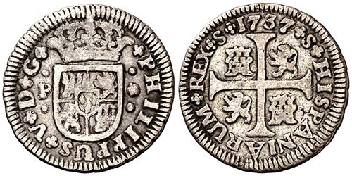 1737. Felipe V. Sevilla. P. 1/2 ... 