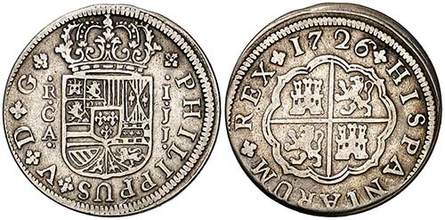 1726. Felipe V. Cuenca. JJ. 1 ... 