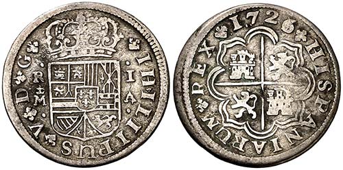 1726/1. Felipe V. Madrid. A. 1 ... 