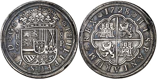 1728. Felipe V. Sevilla. P. 8 ... 