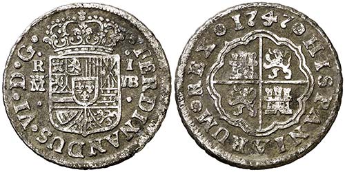 1747. Fernando VI. Madrid. JB. 1 ... 